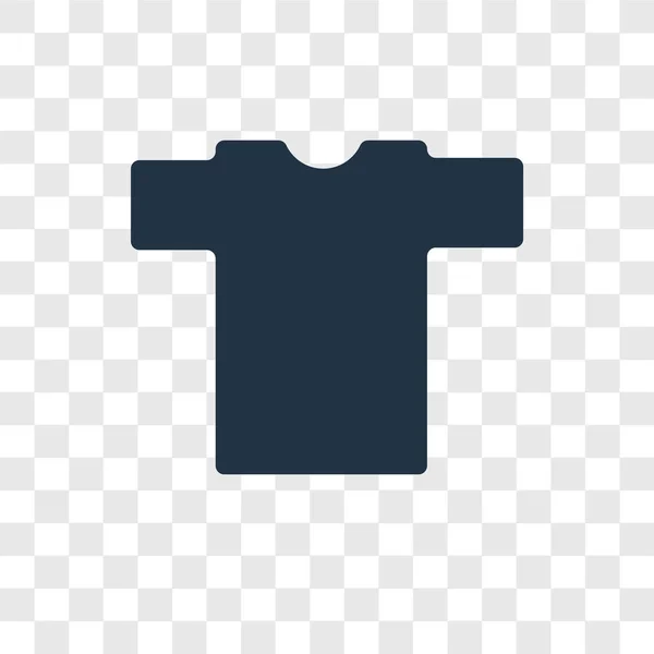 Shirt Vector Pictogram Geïsoleerd Transparante Achtergrond Shirt Transparantie Logo Concept — Stockvector