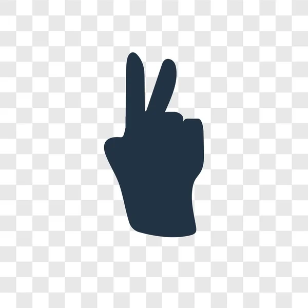 Peace Vector Symbol Isoliert Auf Transparentem Hintergrund Peace Transparency Logo — Stockvektor