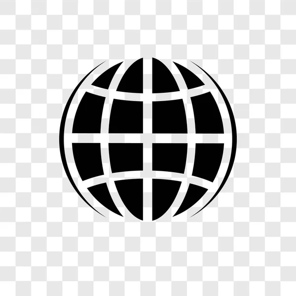 インターネットの透過性ロゴのコンセプト 透明な背景に分離されたインターネット ベクトル アイコン — ストックベクタ