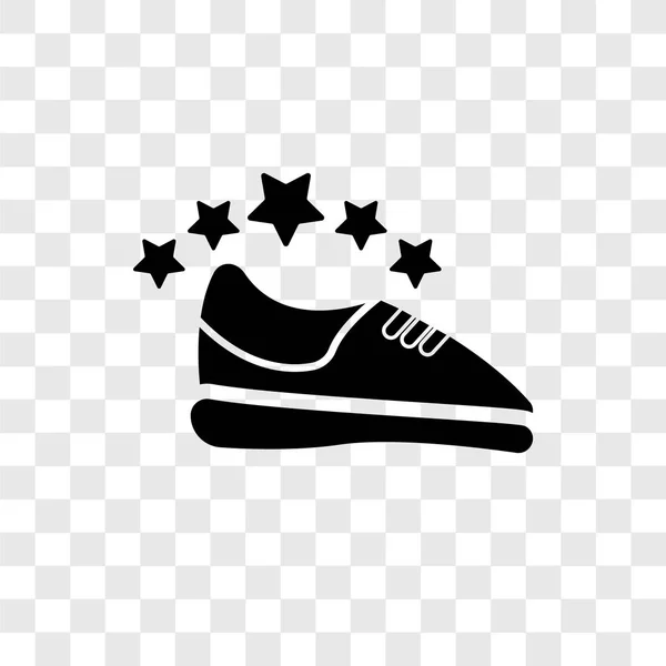 Sport Shoe Vector Icon Isolated Transparent Background Sport Shoe Transparency — Stock Vector