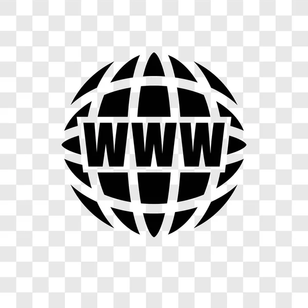 Saydam arka plan üzerinde Web şeffaflık logo kavramı izole web vektör simgesi