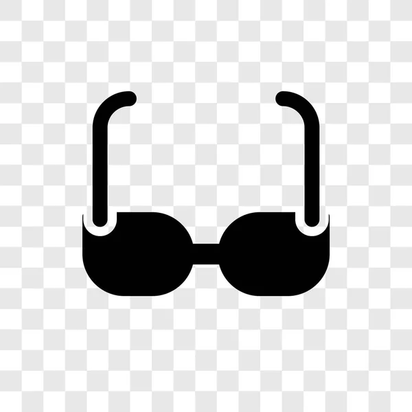Sonnenbrille Vektor Symbol Isoliert Auf Transparentem Hintergrund Sonnenbrille Transparenz Logo — Stockvektor