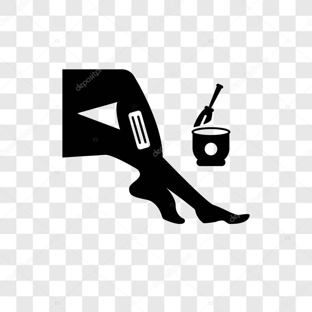 Wax vector icon isolated on transparent background, Wax transparency logo concept