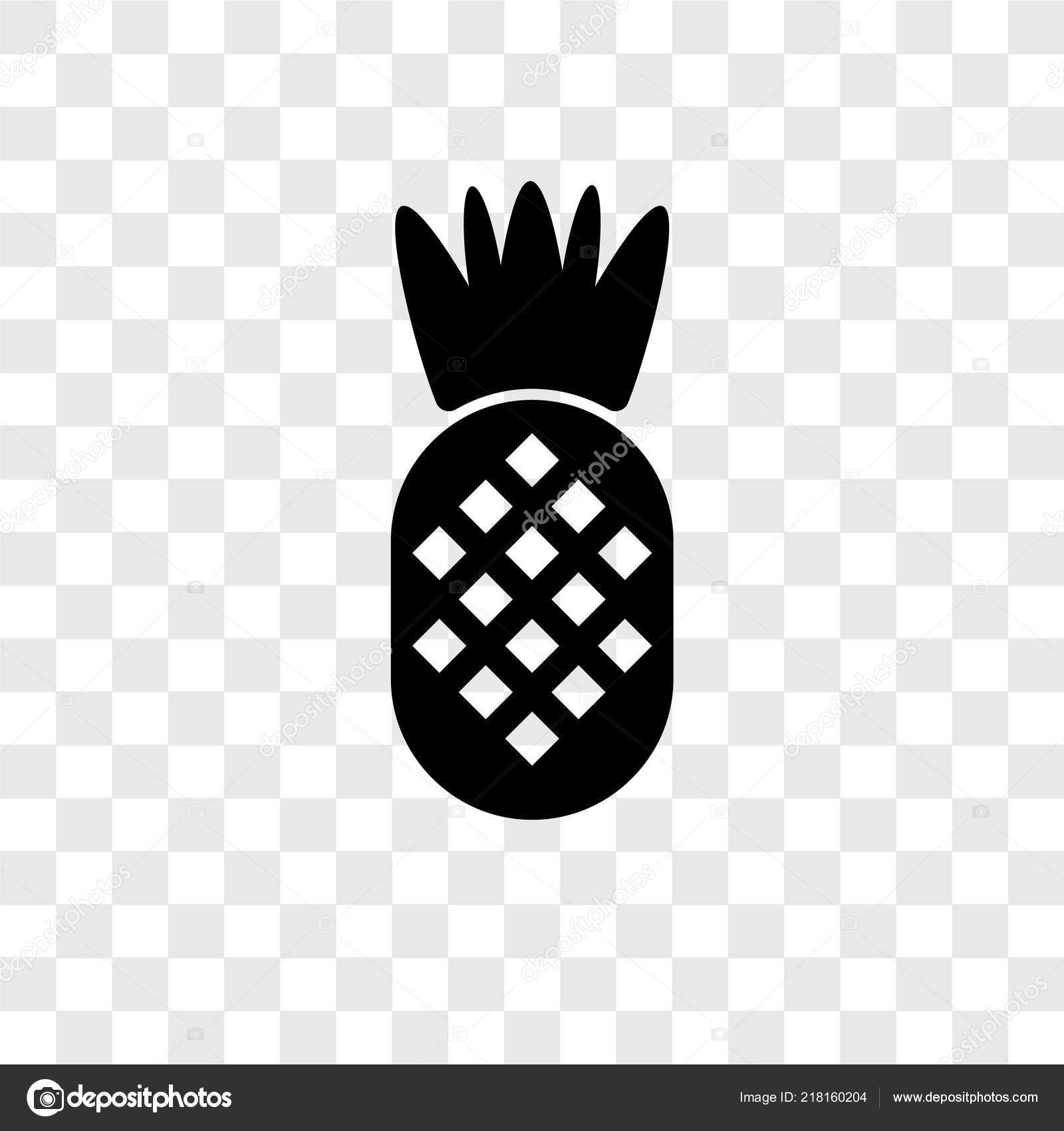 pineapple vector icon isolated transparent background pineapple transparency logo concept stock vector c topvectorstock 218160204 depositphotos