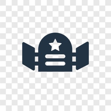 Saydam arka plan üzerinde menü şeffaflık logo kavramı izole menü vektör simgesi