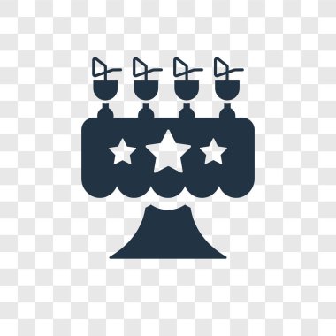 Saydam arka plan üzerinde restoran şeffaflık logo kavramı izole Restoran vektör simgesi