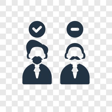 Saydam arka plan üzerinde Hi şeffaflık logo kavramı izole Hi vektör simgesi