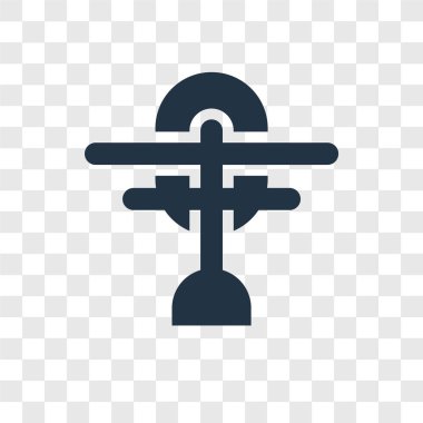 Saydam arka plan üzerinde mikrofon şeffaflık logo kavramı izole mikrofon vektör simgesi