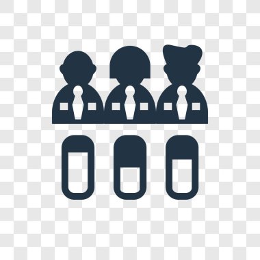 Saydam arka plan üzerinde beceri şeffaflık logo kavramı izole becerileri vektör simgesi