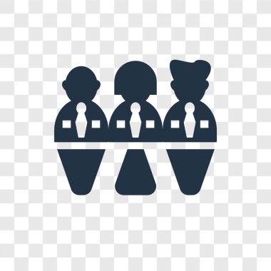 Saydam arka plan üzerinde adaylar şeffaflık logo kavramı izole adaylar vektör simgesi