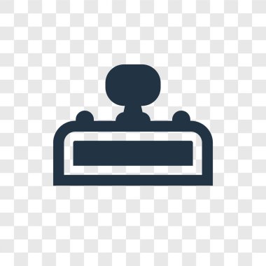 Saydam arka plan üzerinde Resepsiyon şeffaflık logo kavramı izole Resepsiyon vektör simgesi