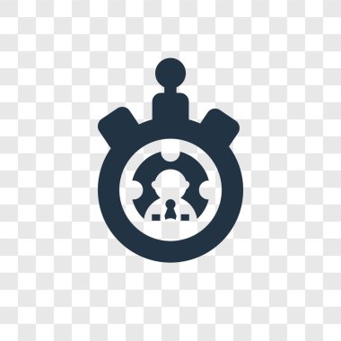 Saydam arka plan üzerinde kronometre şeffaflık logo kavramı izole kronometre vektör simgesi