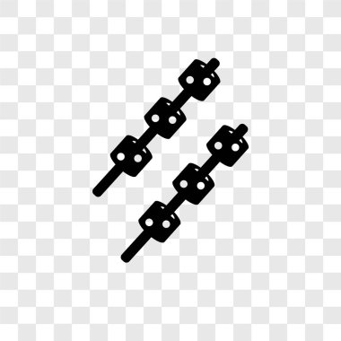 Saydam arka plan üzerinde hatmi şeffaflık logo kavramı izole hatmi vektör simgesi