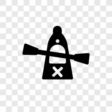 Saydam arka plan üzerinde Kano şeffaflık logo kavramı izole Kano vektör simgesi