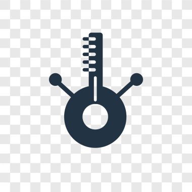 Saydam arka plan üzerinde sıcaklık şeffaflık logo kavramı izole sıcaklık vektör simgesi