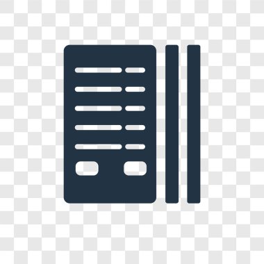 Saydam arka plan üzerinde istatistikleri şeffaflık logo kavramı izole istatistikleri vektör simgesi