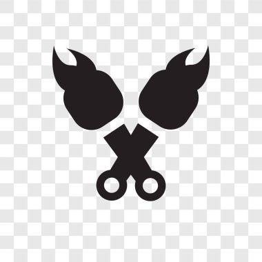 Saydam arka plan üzerinde yangın söndürücüyü şeffaflık logo kavramı izole yangın dişli vektör simgesi