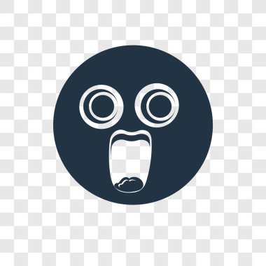 Saydam arka plan üzerinde gidiş şeffaflık logo kavramı izole gidiş vektör simgesi