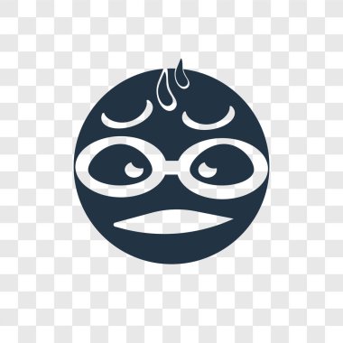 Saydam arka plan üzerinde inek şeffaflık logo kavramı izole inek vektör simgesi