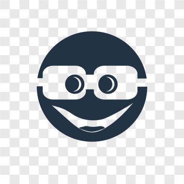 Saydam arka plan üzerinde inek şeffaflık logo kavramı izole inek vektör simgesi