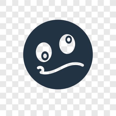 Saydam arka plan üzerinde karışık şeffaflık logo kavramı izole karışık vektör simgesi