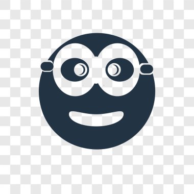 Saydam arka plan üzerinde inek şeffaflık logo kavramı izole inek vektör simgesi