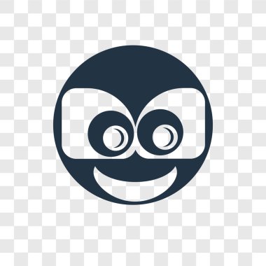 Saydam arka plan üzerinde inek şeffaflık logo kavramı izole inek vektör simgesi