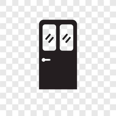 Saydam arka plan üzerinde garaj şeffaflık logo kavramı izole garaj vektör simgesi