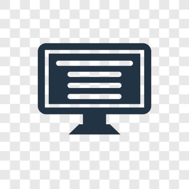 Şeffaf arka plan, yazı şeffaflık logo kavramı izole yazı vektör simgesi