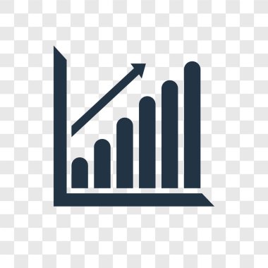 Saydam arka plan üzerinde başarı şeffaflık logo kavramı izole başarı vektör simgesi