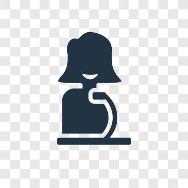 Saydam arka plan üzerinde hoparlör şeffaflık logo kavramı izole hoparlör vektör simgesi