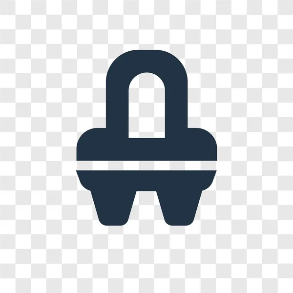 Ícone Vetor Posição Isolado Fundo Transparente Conceito Logotipo Transparência Posição —  Vetores de Stock