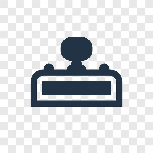 Schreibtisch Vektor Symbol Isoliert Auf Transparentem Hintergrund Schreibtisch Transparenz Logo — Stockvektor