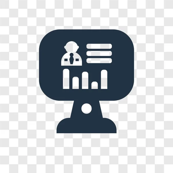 Analytics Vektor Symbol Isoliert Auf Transparentem Hintergrund Analytics Transparenz Logo — Stockvektor