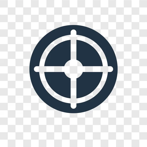 Ziel Vektor Symbol Isoliert Auf Transparentem Hintergrund Ziel Transparenz Logo — Stockvektor