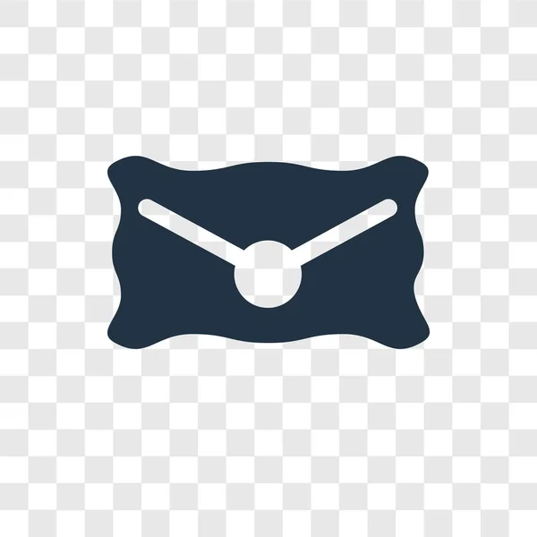 Ícone Vetor Mail Isolado Fundo Transparente Conceito Logotipo Transparência Mail —  Vetores de Stock