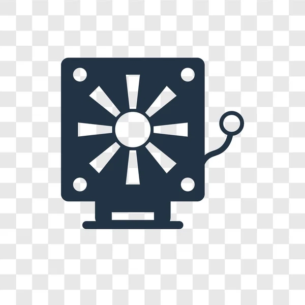 Значок Вектора Пожарной Сигнализации Изолирован Прозрачном Фоне Концепция Логотипа Пожарной — стоковый вектор
