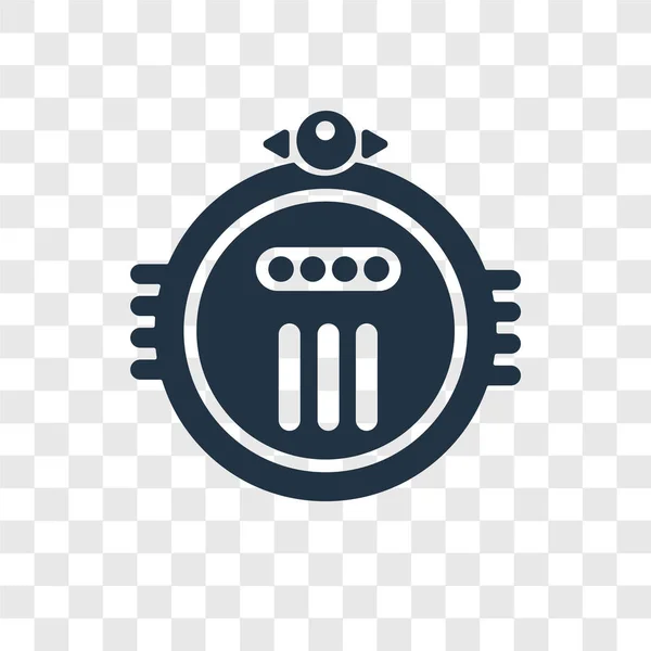 Icono Vector Ciego Aislado Sobre Fondo Transparente Concepto Logotipo Transparencia — Vector de stock