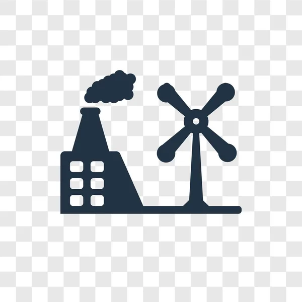 Icona Vettore Energia Isolata Sfondo Trasparente Concetto Logo Energy Transparency — Vettoriale Stock