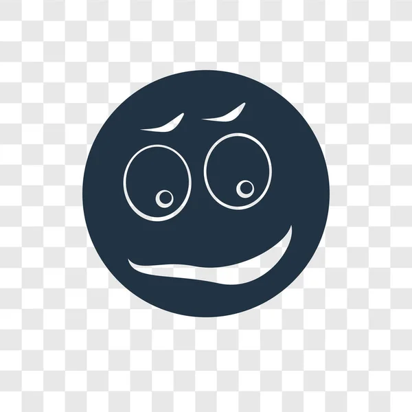 Ευτυχισμένος Διάνυσμα Εικονίδιο Απομονώνονται Διαφανές Φόντο Ευτυχισμένος Διαφάνεια Λογότυπο Έννοια — Διανυσματικό Αρχείο