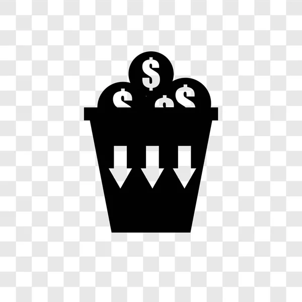 Ícone Vetor Financiamento Coletivo Isolado Fundo Transparente Conceito Logotipo Transparência — Vetor de Stock