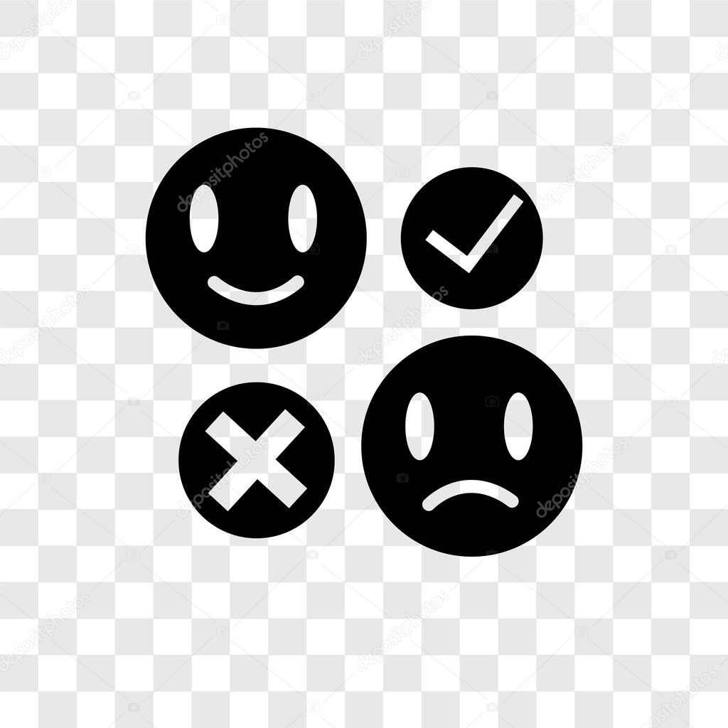 Review vector icon isolated on transparent background, Review transparency logo concept