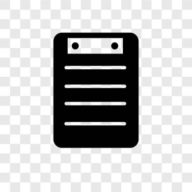 Saydam arka plan üzerinde Pano şeffaflık logo kavramı izole Pano vektör simgesi