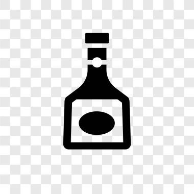 Saydam arka plan üzerinde Armagnac şeffaflık logo kavramı izole Armagnac vektör simgesi