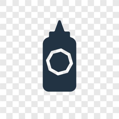 Soslar şeffaf arka plan üzerinde soslar şeffaflık logo kavramı izole simge vektör