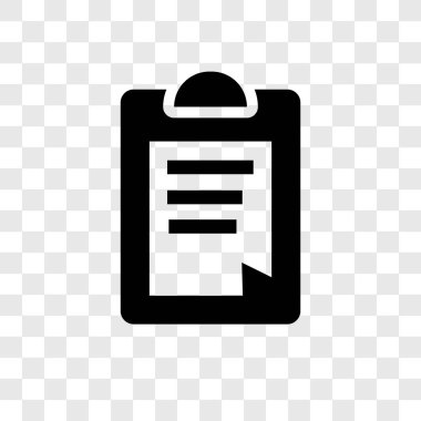 Saydam arka plan üzerinde Pano şeffaflık logo kavramı izole Pano vektör simgesi