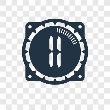 Saydam arka plan üzerinde zaman şeffaflık logo kavramı izole zaman vektör simgesi