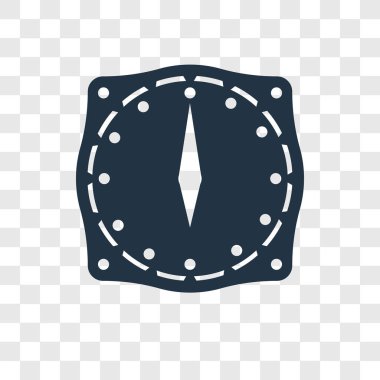 Saydam arka plan üzerinde zaman şeffaflık logo kavramı izole zaman vektör simgesi