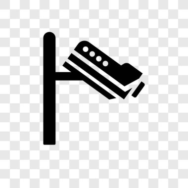 modaya uygun bir tasarım tarzı CCTV simgesi. cctv simgesi üzerinde şeffaf arka plan izole. CCTV vektör simgesi basit ve modern düz simgesi web sitesi, mobil, logo, app, UI. CCTV simge vektör çizim, Eps10.