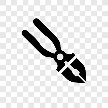 modaya uygun bir tasarım tarzı pense simgesi. saydam arka plan üzerinde izole pense simgesi. pense vektör simgesi basit ve modern düz simgesi web sitesi, mobil, logo, app, UI. pense simge vektör çizim, Eps10.